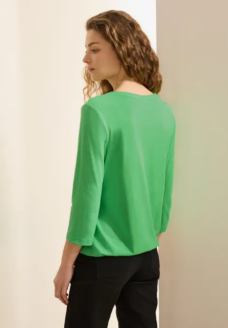 Shirt im Tunika-Look iced neon green