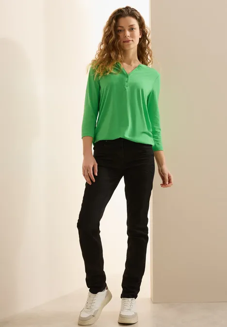 Shirt im Tunika-Look iced neon green