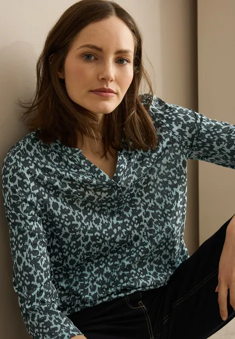 Shirt im Tunika-Look cool salvia green