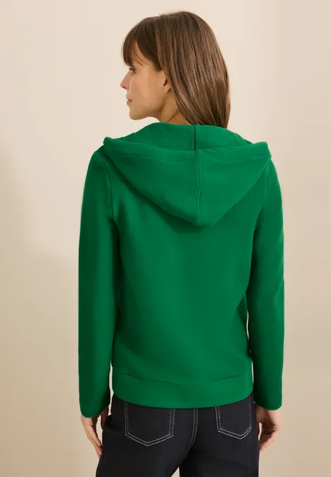 Veste à capuche garden green