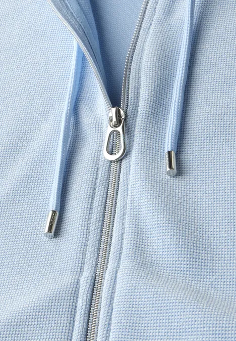Two-Tone Kapuzenjacke pastel blue