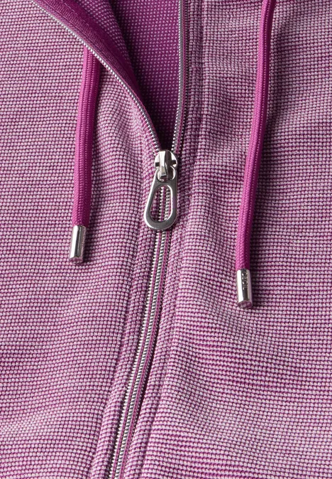 Two-Tone Kapuzenjacke anemone pink