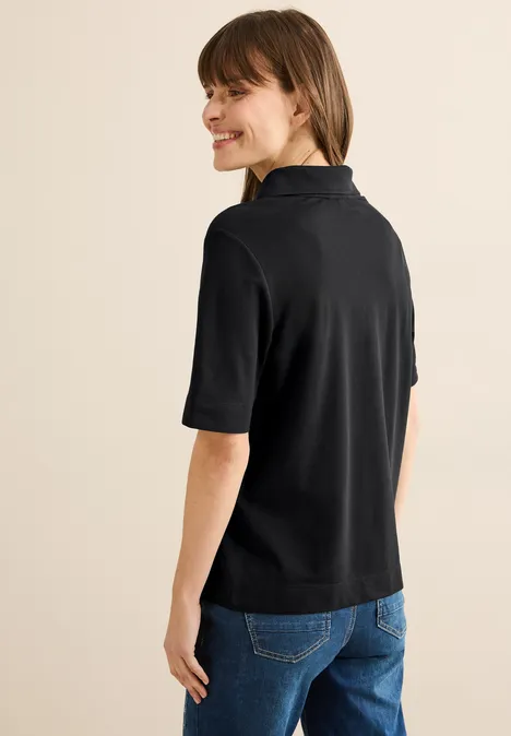 Piqué Poloshirt Black