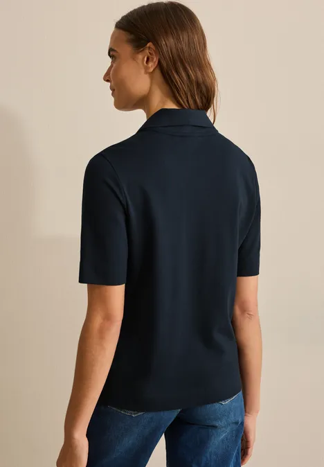 Piqué Poloshirt universal blue