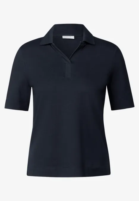Piqué Poloshirt universal blue