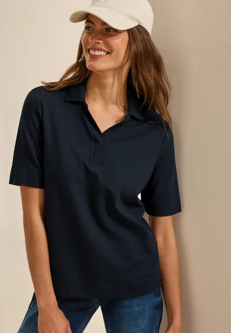Piqué Poloshirt universal blue