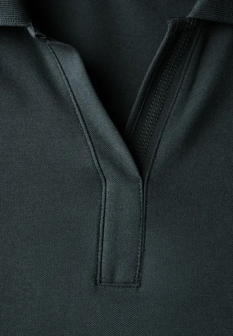 Piqué Poloshirt slate khaki