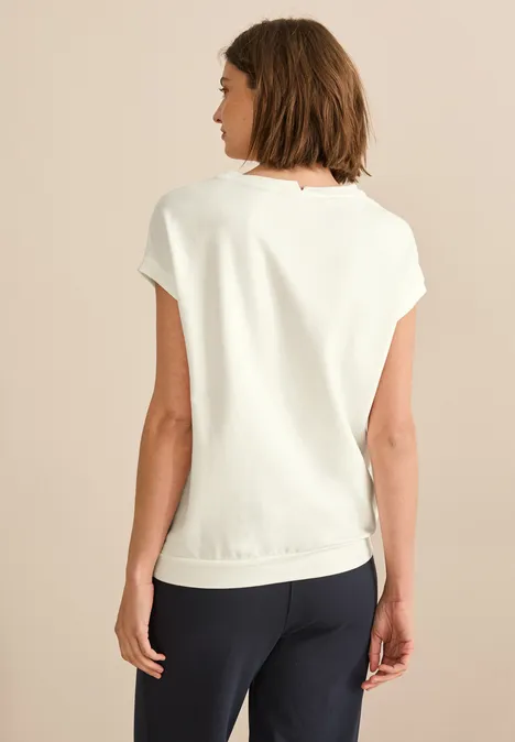 T-shirt avec imprimé vanilla white