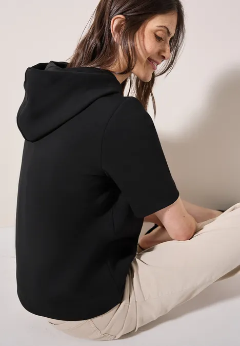 Silk-Touch Hoodie Black