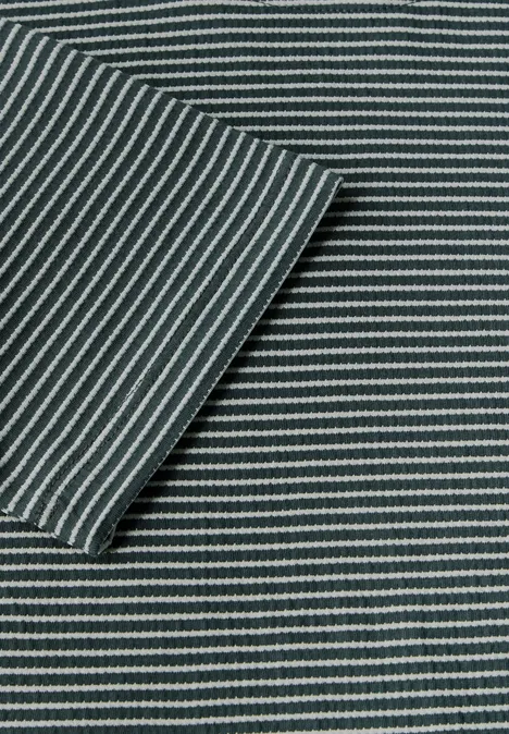 Streifenshirt mit Struktur slate khaki