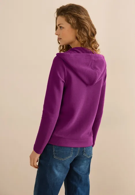 Kapuzenjacke anemone pink