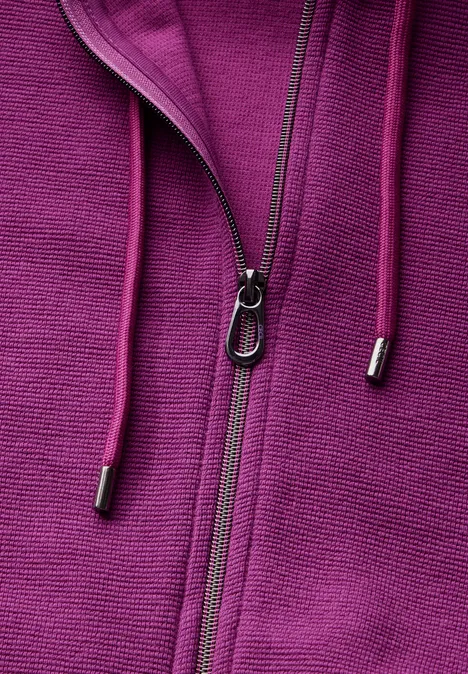 Kapuzenjacke anemone pink