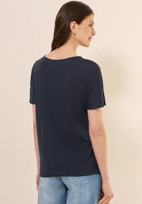 T-Shirt mit Grafik Print universal blue