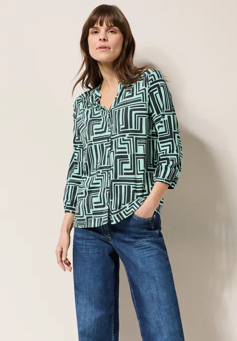 Shirt im Tunika-Look slate khaki