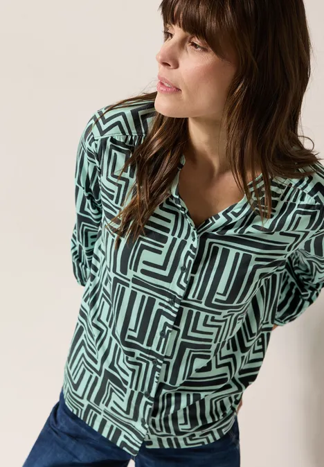 Shirt im Tunika-Look slate khaki