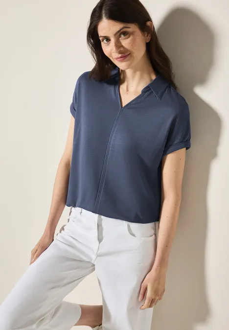 Softes Poloshirt rain blue