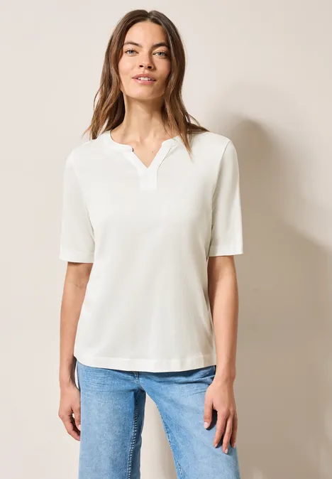 Shirt im Tunika-Look vanilla white