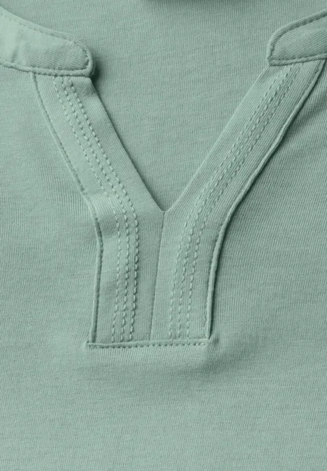 Shirt im Tunika-Look matcha green