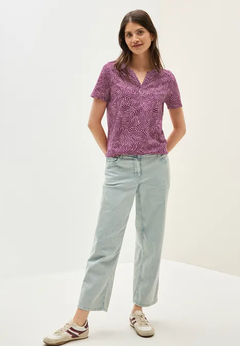 Print-Shirt im Tunika-Look cherry blossom pink