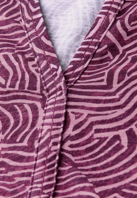 Print-Shirt im Tunika-Look cherry blossom pink