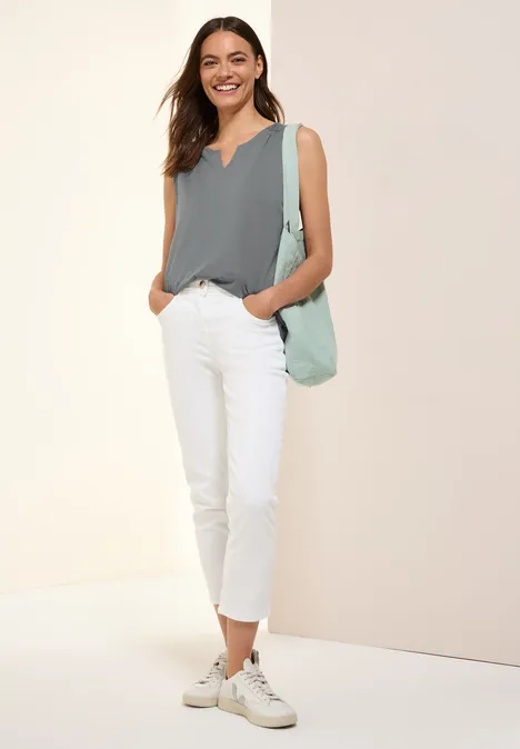 Top in Unifarbe graphite light grey