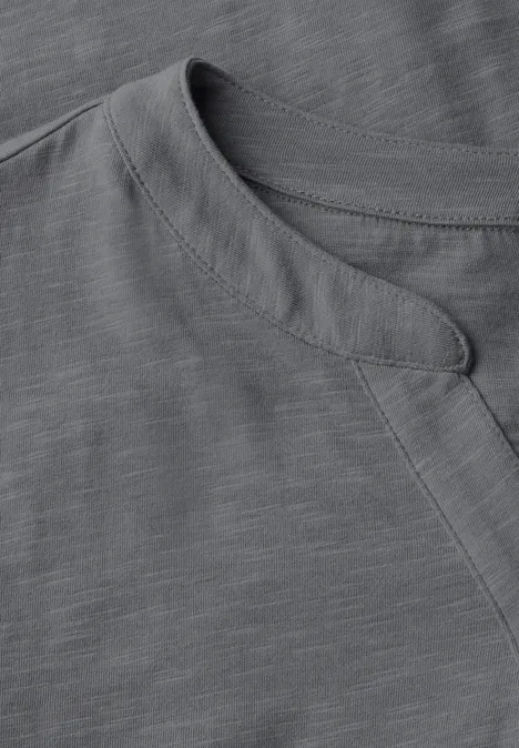 T-Shirt im Tunika-Look graphite light grey