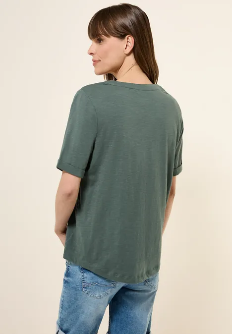 T-Shirt im Tunika-Look balmy khaki