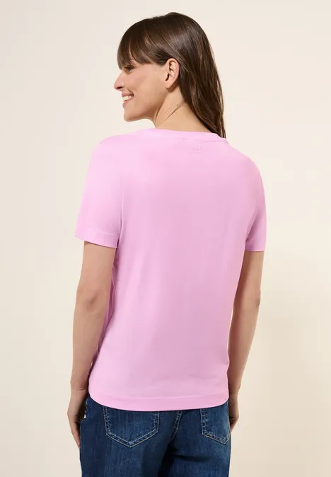 T-Shirt mit Frontprint cherry blossom pink