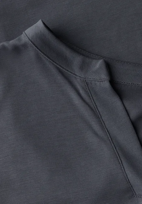 Cupro Touch Jersey T-Shirt volcanic grey
