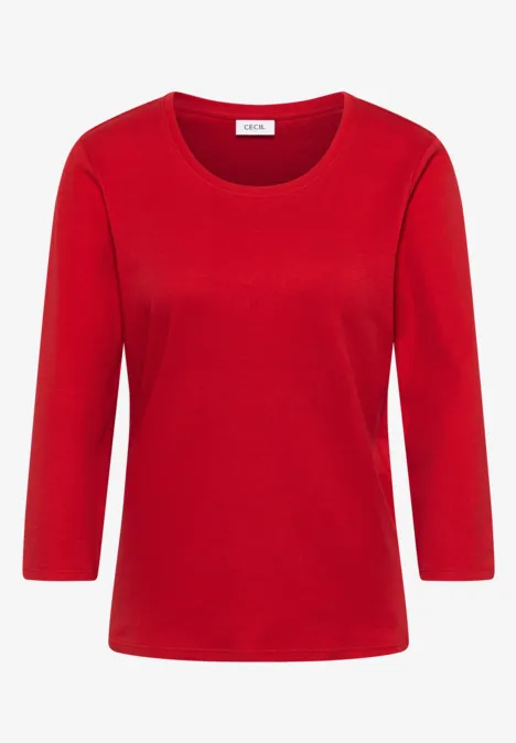 Basic Shirt fiery red