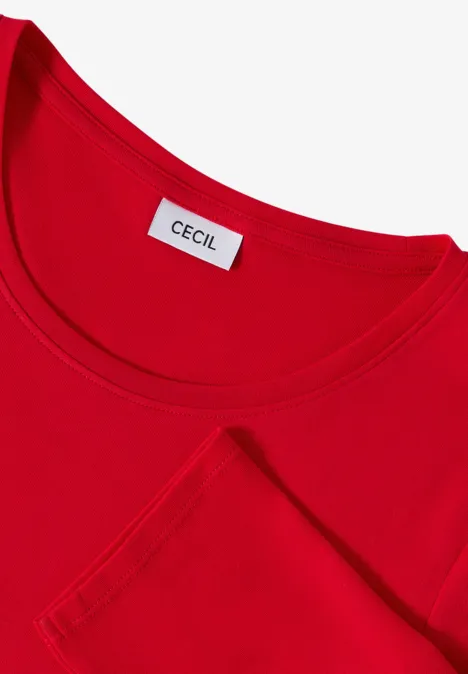 Basic Shirt fiery red