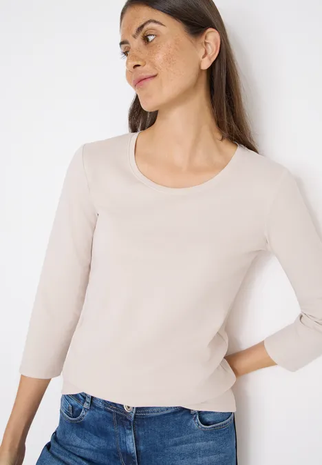 Basic Shirt light greige