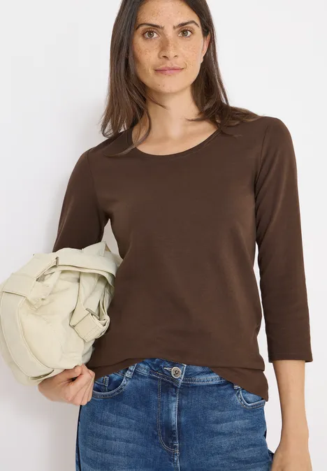 Basic Shirt chocolate mousse