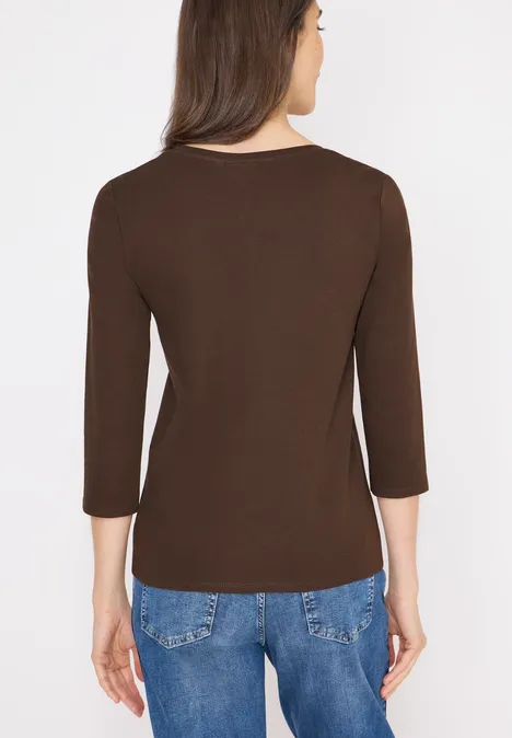 Basic Shirt chocolate mousse