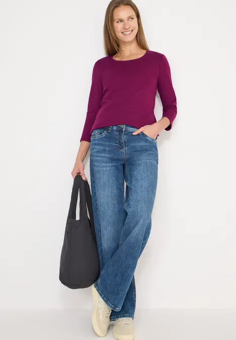 Basic Shirt magenta purple