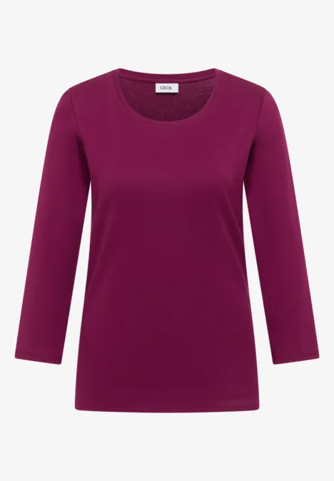 Basic Shirt magenta purple