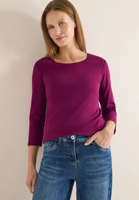 Basic Shirt magenta purple