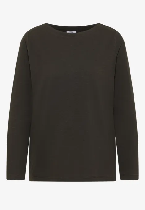 T-shirt basique à manches longues null