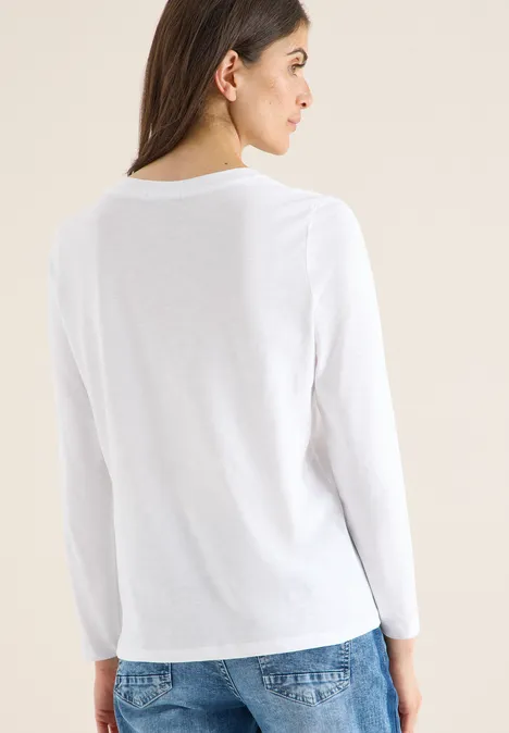 Basic Rundhalsshirt White