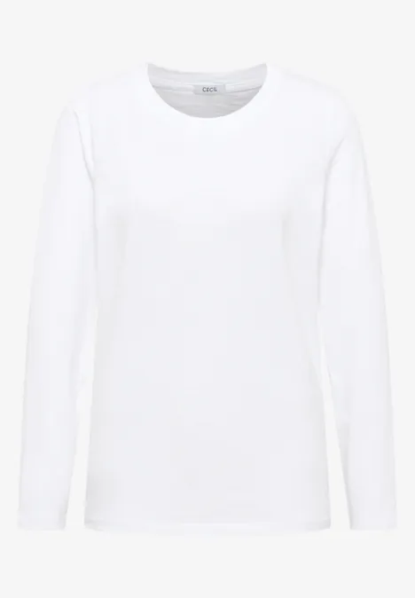 Basic Rundhalsshirt White