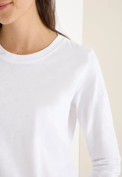 Basic Rundhalsshirt White