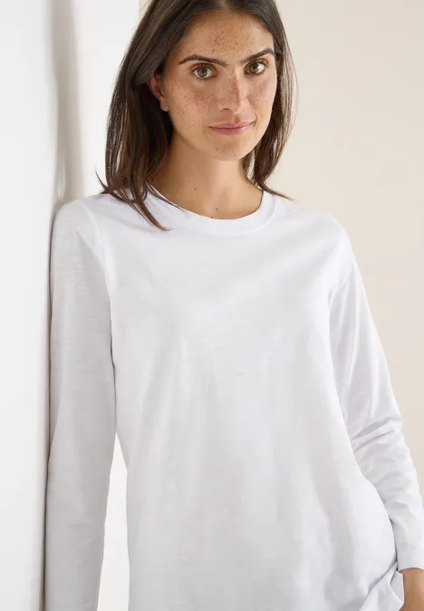 Basic Rundhalsshirt White