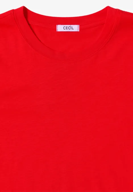 Basic Rundhalsshirt pumkin orange