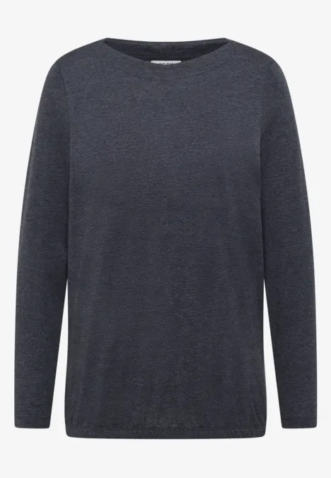 Shirt met lange mouwen urban dark blue melange