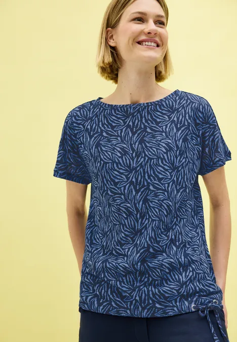 T-Shirt mit Tunnelzug urban navy blue