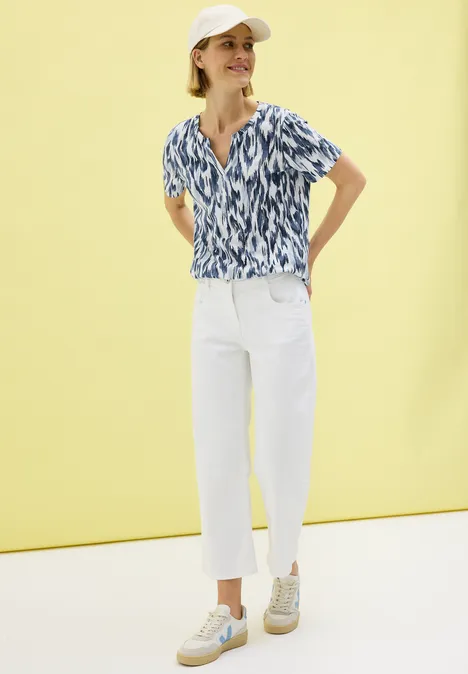 Shirt im Tunika-Look vanilla white