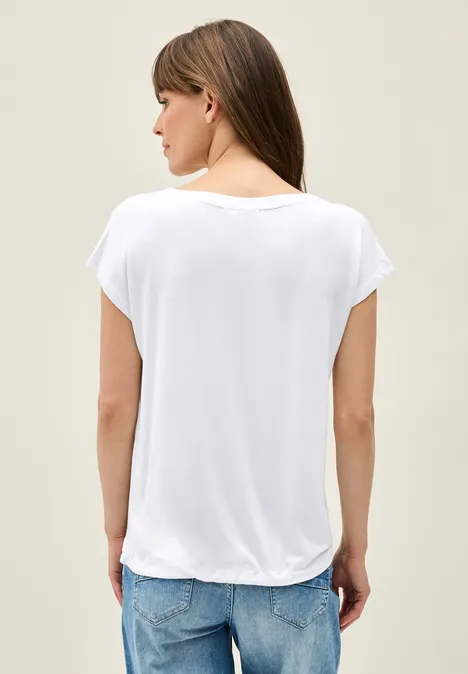 Shirt mit Cut-Out Details White