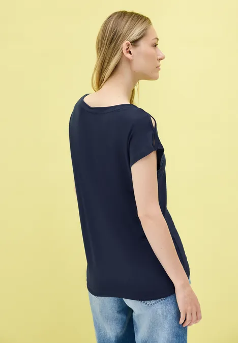 Shirt mit Cut-Out Details urban navy blue