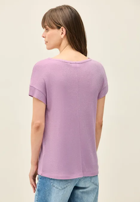 T-Shirt mit Glitzerdetails cherry blossom pink