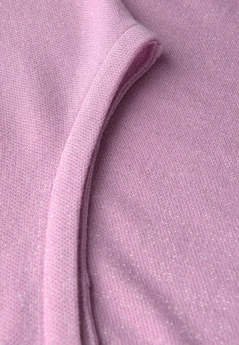 T-Shirt mit Glitzerdetails cherry blossom pink